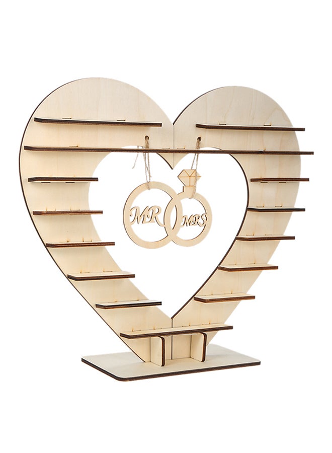 Generic - Heart Sign Display Stand Multicolour - Image 1