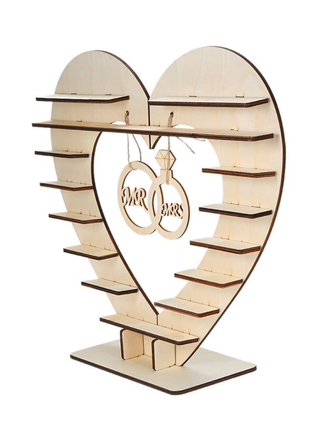Generic - Heart Sign Display Stand Multicolour - Image 1
