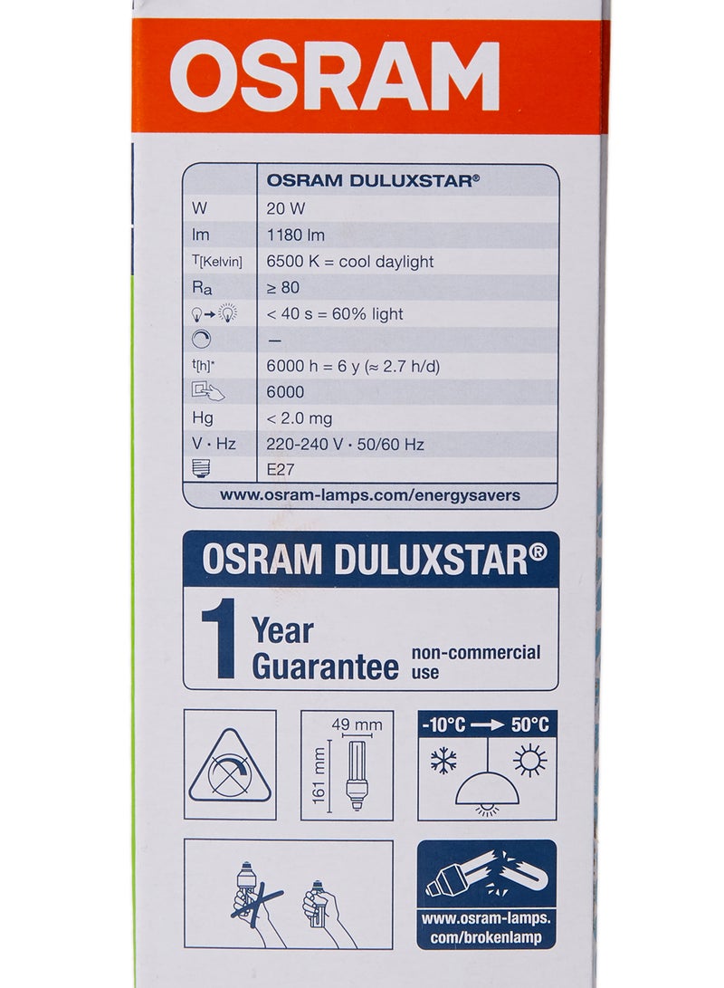 Osram CFL T4 Stick Day Screw White  - Image 2