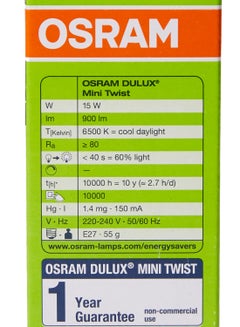 Osram Mini Energy Saver CFL Bulb Multicolour  - Image 2