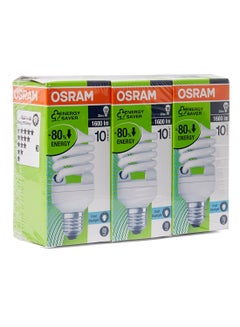 Osram Pack Of 3 Mini Twist 23W Screw CFL Day  - Image 1