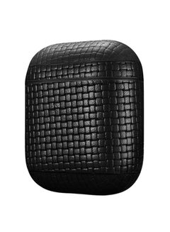 Woven Pattern Series Protective Case Cover For Apple AirPods Black - v1546234834/N20023200A_2