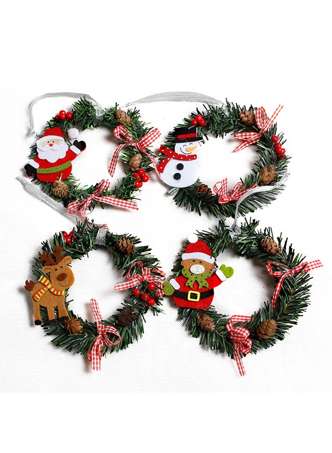 Generic - Christmas Garland Decor For Door Green 13inch - Image 1