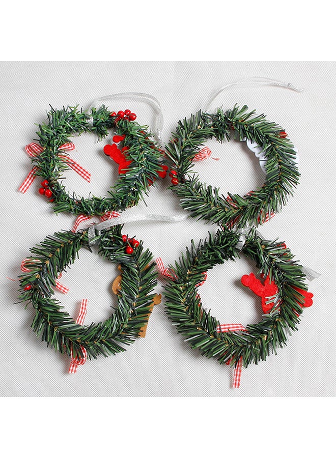 Generic - Christmas Garland Decor For Door Green 13inch - Image 1