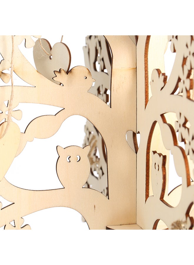 3D Wooden Guest Sign Wishing Tree Beige 354grams  - Image 5