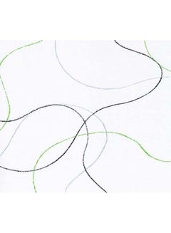 Curves Pattern Street Life 4 Wallpaper Black/Green