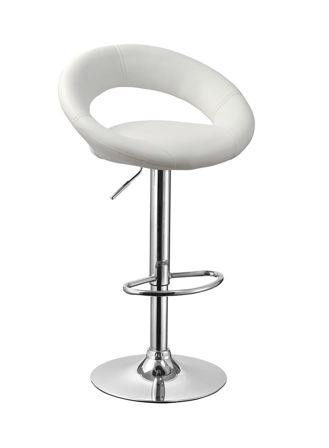 Chic Allure Adjustable Bar Stool White 49x49x70cm  - Image 1