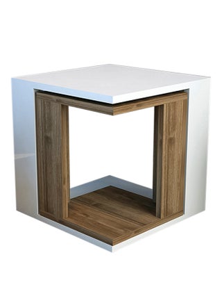 2-Piece Nesting Table Set White/Brown - v1546248793/N20037087A_1
