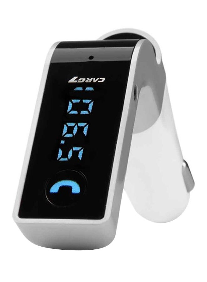 كار جي 7 شاحن بتقنية البلوتوث للسيارة مع جهاز إرسال FM أبيض/ أسود - Image 2