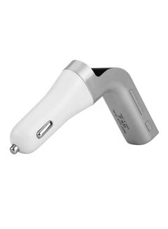CARG7 Bluetooth Car Charger With FM Transmitter White/Black  - Image 3