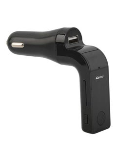 CARG7 Bluetooth Car Charger With FM Transmitter Black  - Image 1