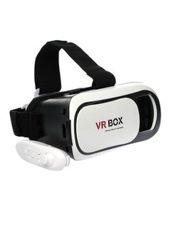 VR Box VR02 Virtual Reality Glasses With Remote Controller White/Black  - Image 1
