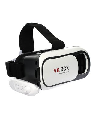 VR02 Virtual Reality Glasses With Remote Controller White/Black - v1546250766/N20026997A_1