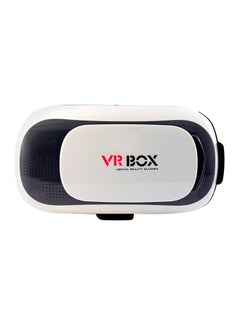 3D Virtual Reality Glasses With Remote Controller White/Black