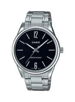 Men's Water Resistant Analog Wrist Watch MTP-V005D-1BUDF - 47 mm - Silver