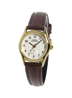 Women's Water Resistant Analog Watch LTP-1094Q-7B6RDF - 23 mm - Brown