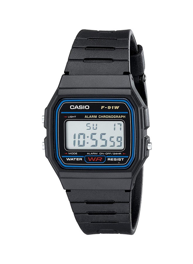 CASIO Men's Water Resistant Resin Digital Sport Watch F-91W-1DG - Image 1