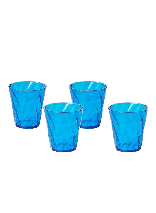 4-Piece Melamine Set Blue 0.3Liters - v1546256486/N20032689A_1