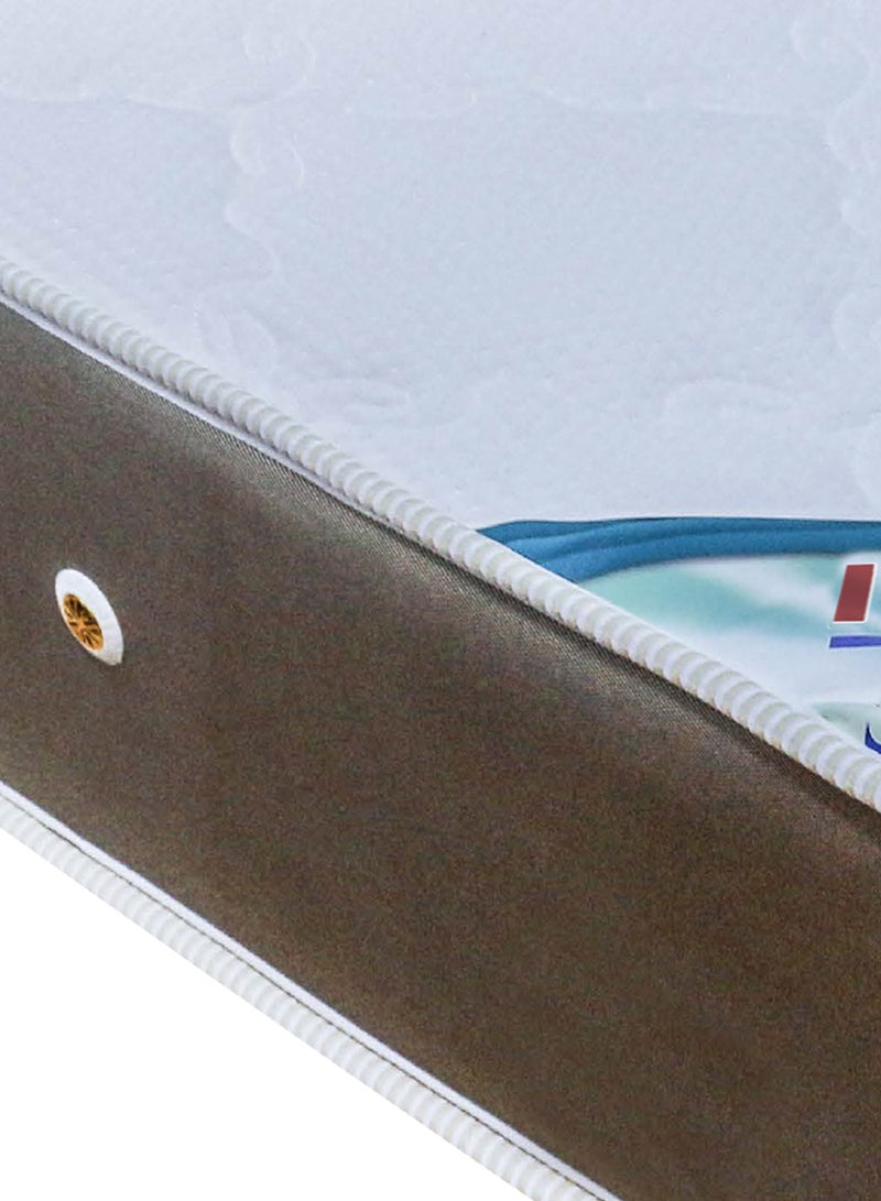 REGAL IN HOUSE Orchid Double Faced Bed King Size Mattress Foam With Thickness 28 cm White/Brown 200x180cm - Image 2