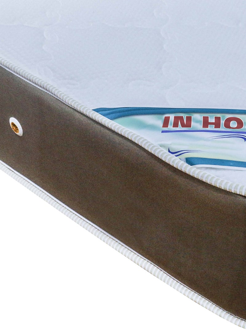REGAL IN HOUSE Orchid Double Faced Bed King Size Mattress Foam With Thickness 28 cm White/Brown 200x180cm - Image 3