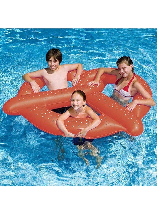 null - Inflatable Bread Shaped Floating Mattress 145centimeter - Image 1