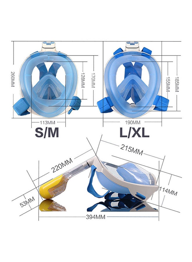 Snorkel Mask For Gopro Xiaoyi Sj4000 - Image 3