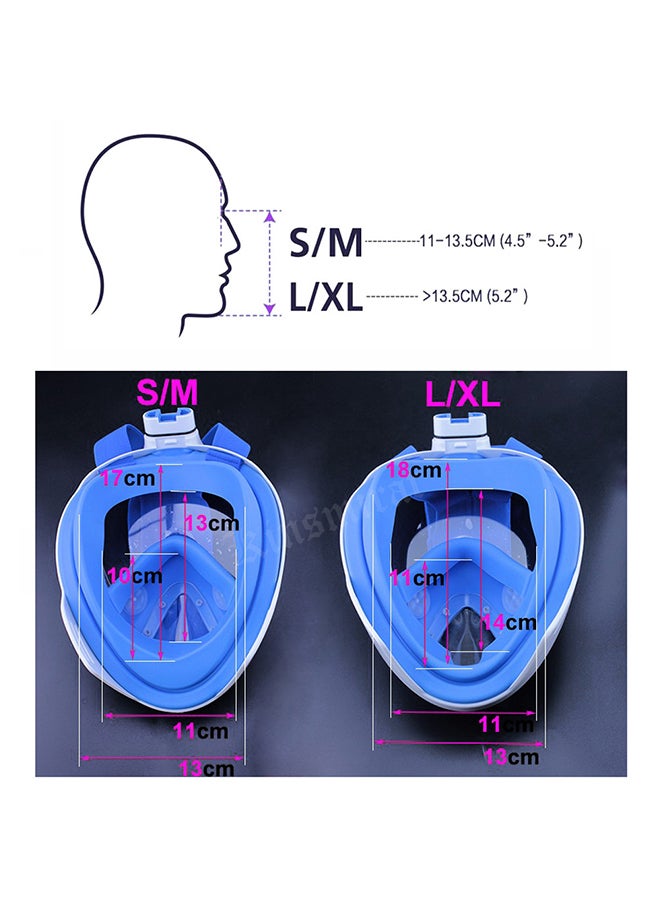 Snorkel Mask For Gopro Xiaoyi Sj4000 - Image 4