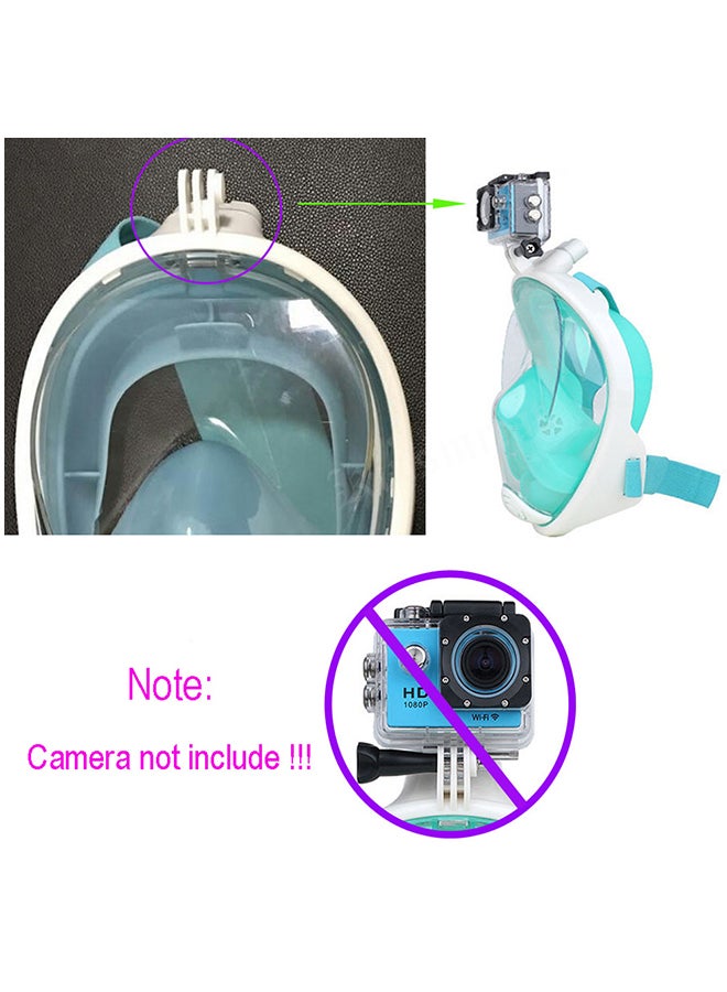 Snorkel Mask For Gopro Xiaoyi Sj4000 - Image 3