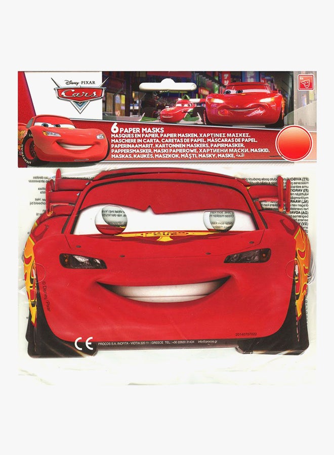 بروكوس مجموعة أغلفة للورق بتصميم سيارات من ديزني بيكسار من 6 قطع - Image 2