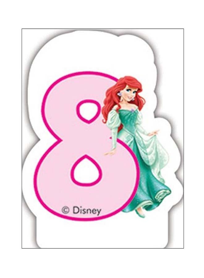 Procos - Princess Numeric 8 Candle - Image 1