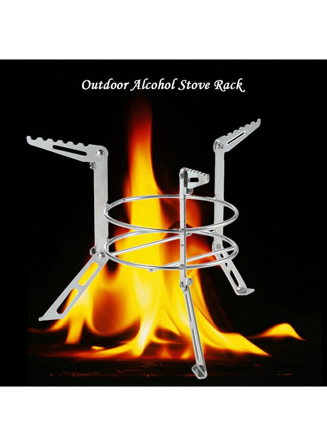 كيومير حامل للموقد قابل للحمل من الستانلس ستيل مخصص للتخييم - Image 5