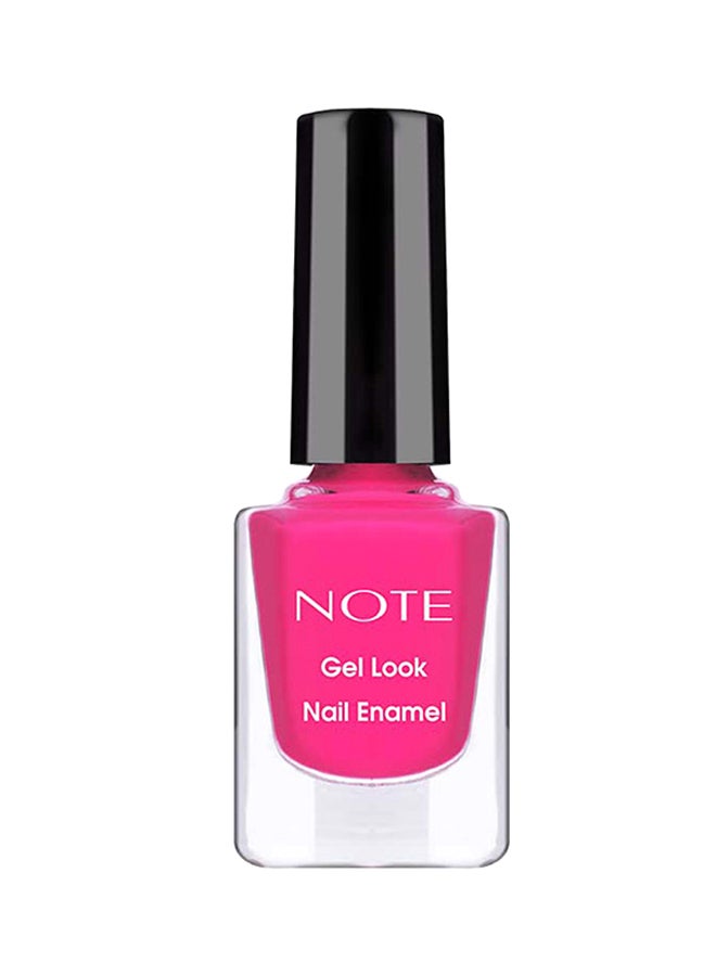 Gel Look Nail Enamel 08 Fuchsia Peony
