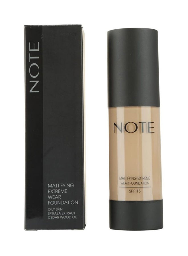 Note Mattifying Extreme Wear Liquid Foundation SPF 15 06 Dark Honey  - Image 1