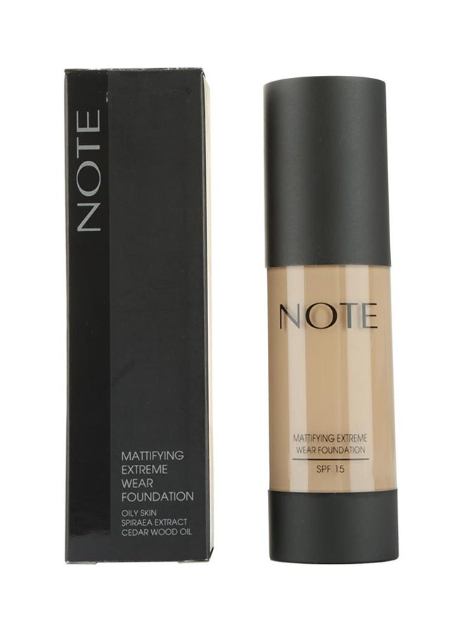 Note Mattifying Extreme Wear Liquid Foundation SPF 15 06 Dark Honey  - Image 2