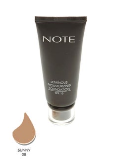 Note Luminous Moisturizing Foundation SPF15 08 Sunny  - Image 1