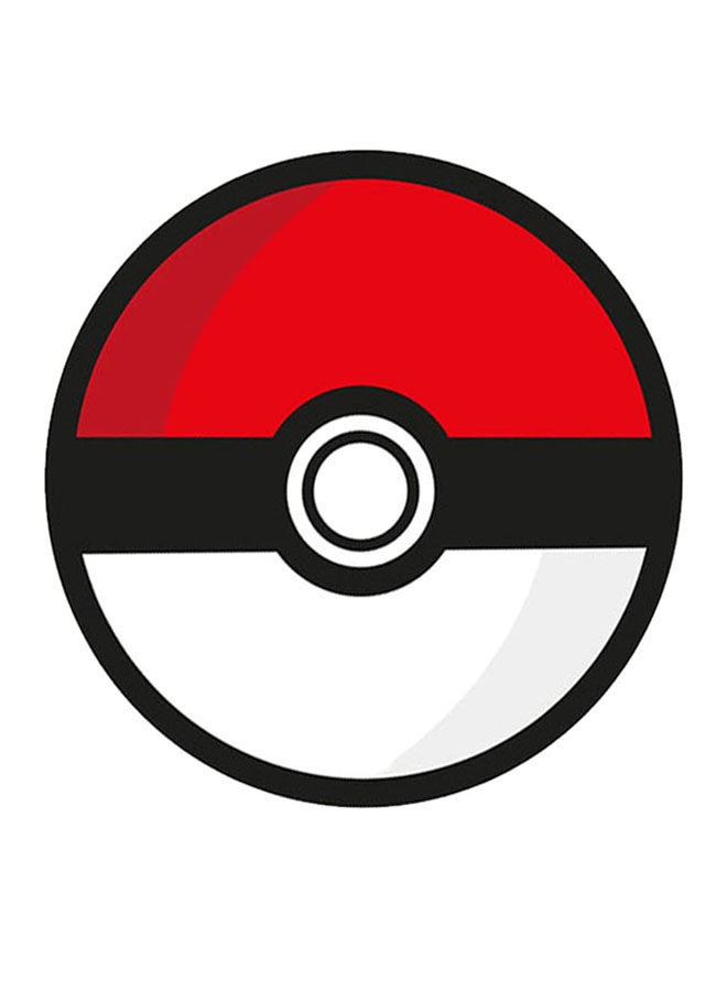 BP Pokemon Character Printed Pin Red/White/Black - Image 1