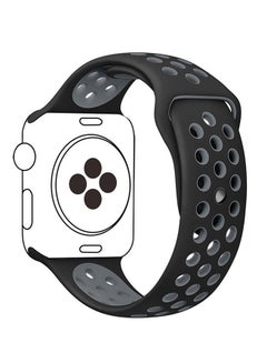 Replacement Watch Band For Apple Watch Series 4 40/44mm Black/Grey