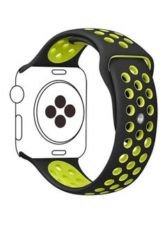 PASBUY Replacement Watch Band For Apple Watch Series 4 40/44mm Black/Green  - Image 2