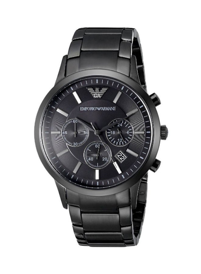 EMPORIO ARMANI Men's Classic Chronograph Watch AR2453 - 43 mm - Black  - Image 1