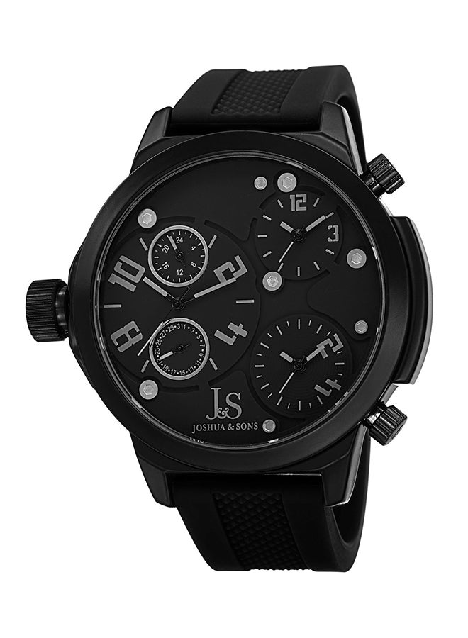 ساعة بعقارب مقاومة للماء للرجال طراز JS-40-BK men