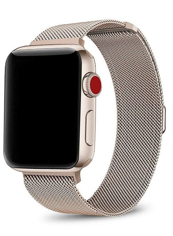 EHOME Replacement Band For Apple Watch Series 3/2/1 Rose Gold - Image 2