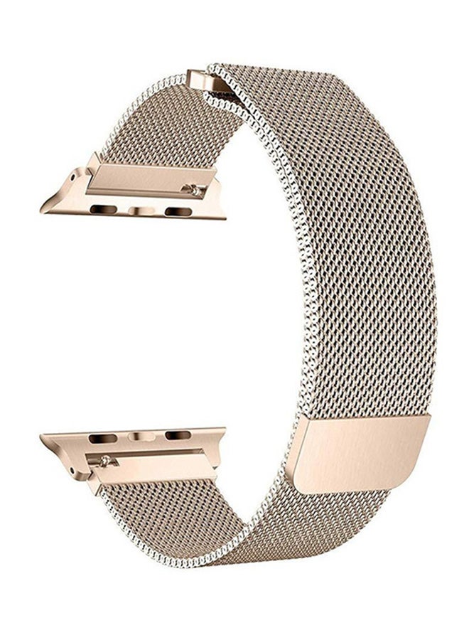 EHOME Replacement Band For Apple Watch Series 3/2/1 Gold - Image 1
