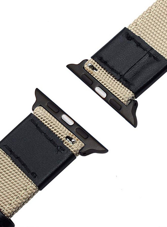 EHOME Replacement Band For Apple Watch Series 4/5 Beige - Image 3