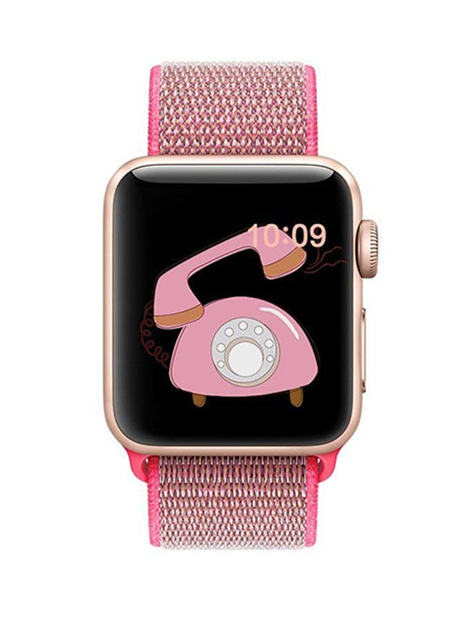 EHOME - Replacement Band For Apple Watch Series 4/5 Pink - Image 1