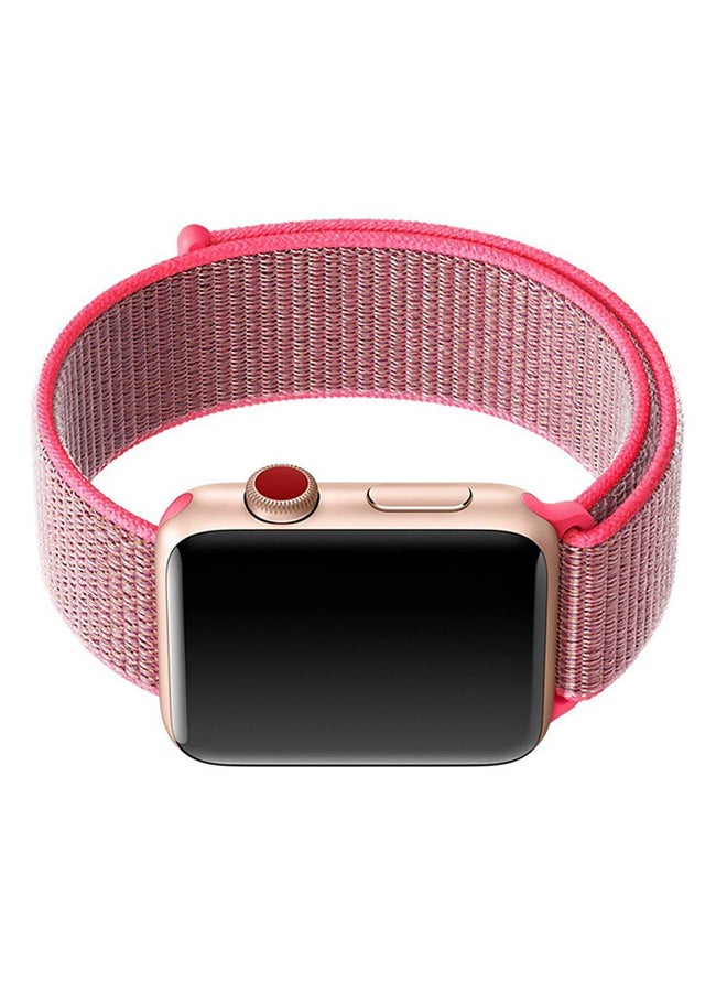 EHOME Replacement Band For Apple Watch Series 3/2/1 Pink - Image 2
