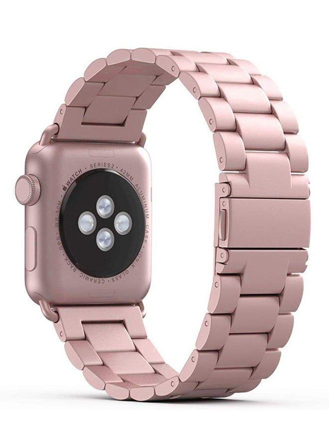 EHOME Replacement Band For Apple Watch Series 3/2/1 Rose Gold - Image 2