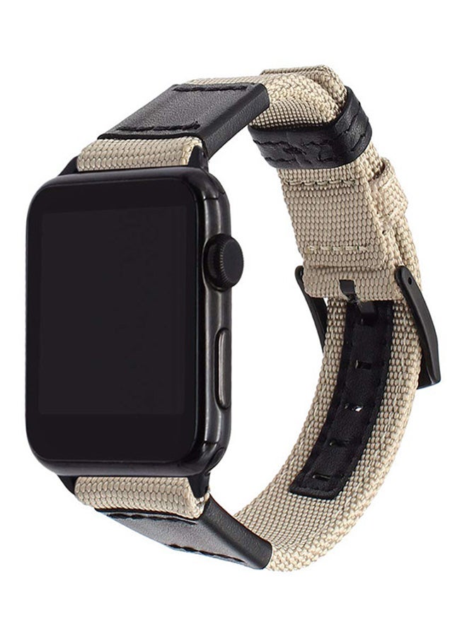 EHOME Replacement Band For Apple Watch Series 4/5 khaki - Image 1