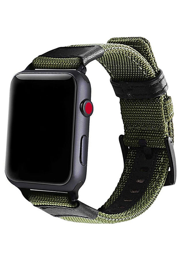 EHOME Replacement Band For Apple Watch Series 4/5 Army Green - Image 2