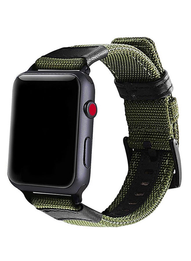 EHOME Replacement Band For Apple Watch Series 4/5 Army Green - Image 2