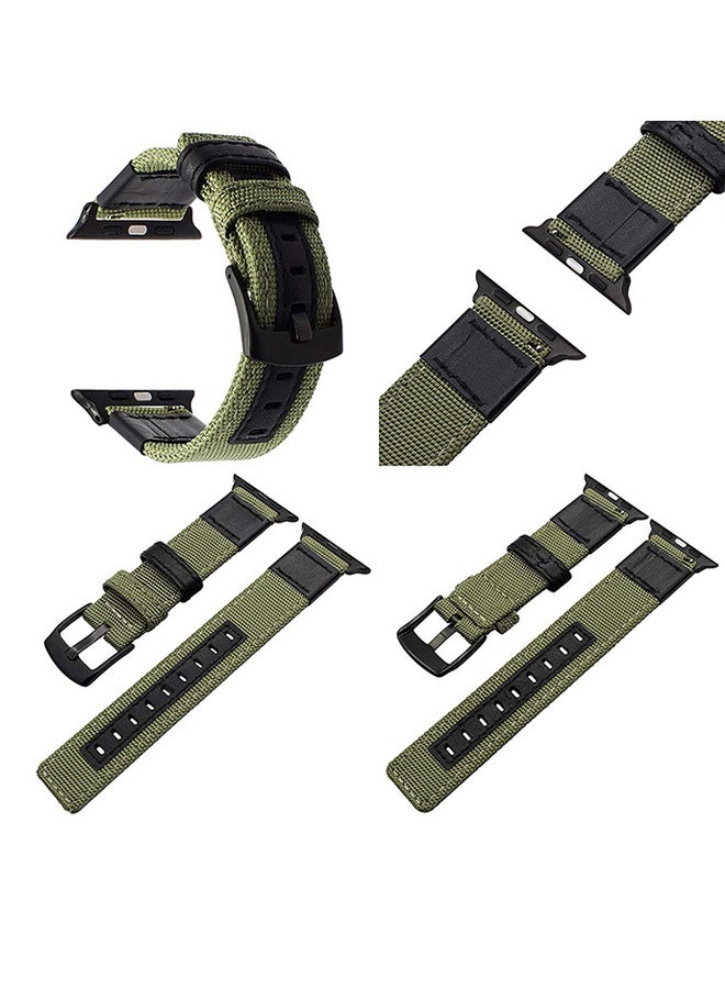 EHOME Replacement Band For Apple Watch Series 4/5 Army Green - Image 3